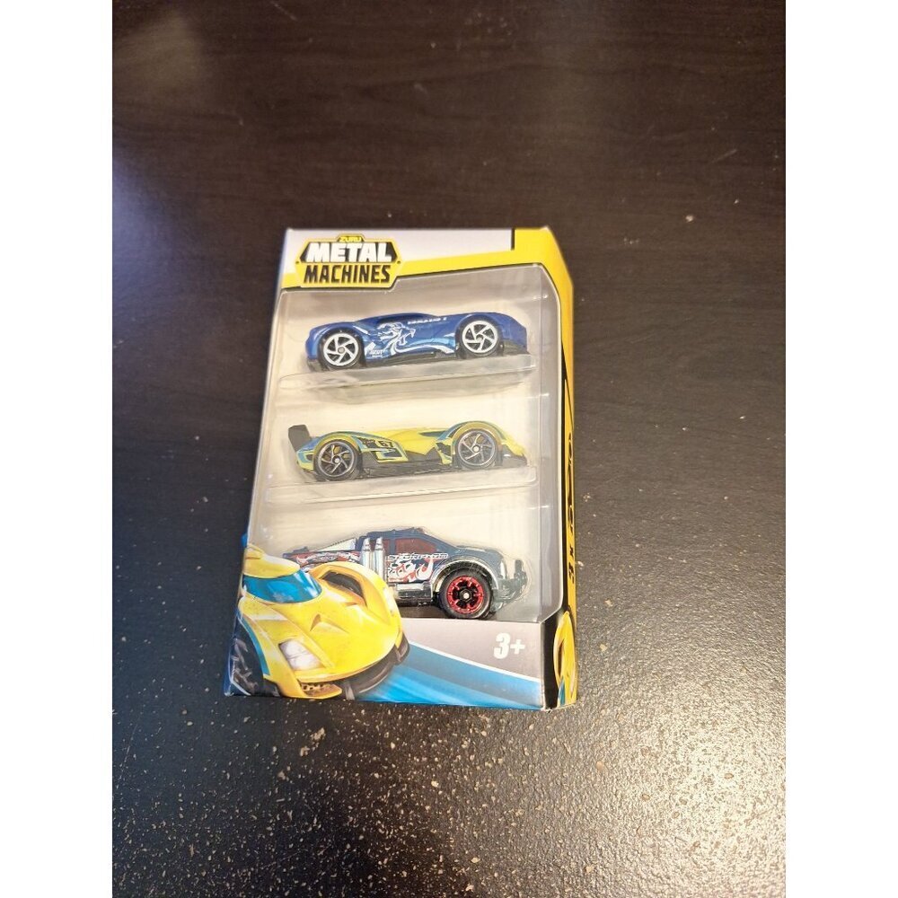 ZURU Metal Machines Die-Cast Cars – High-Speed Toy Vehicles – 3 pack
